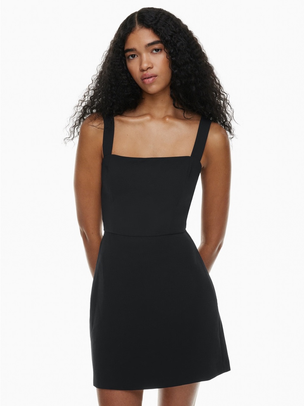 wilfred aperture tie back dress